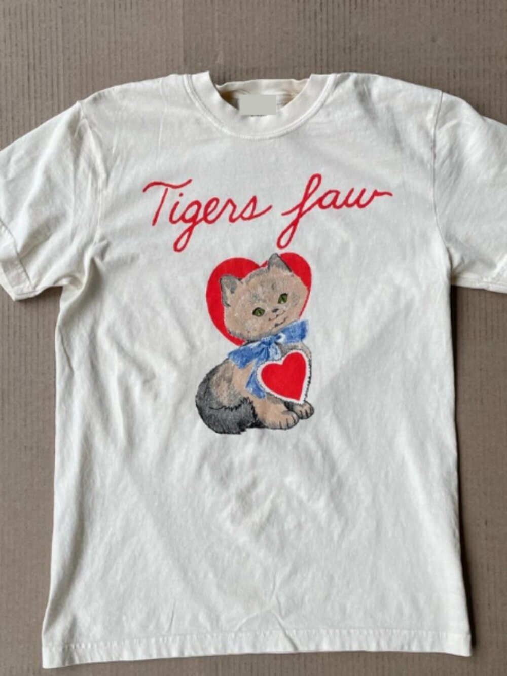 Tigers Jaw Cat Heart T-shirt